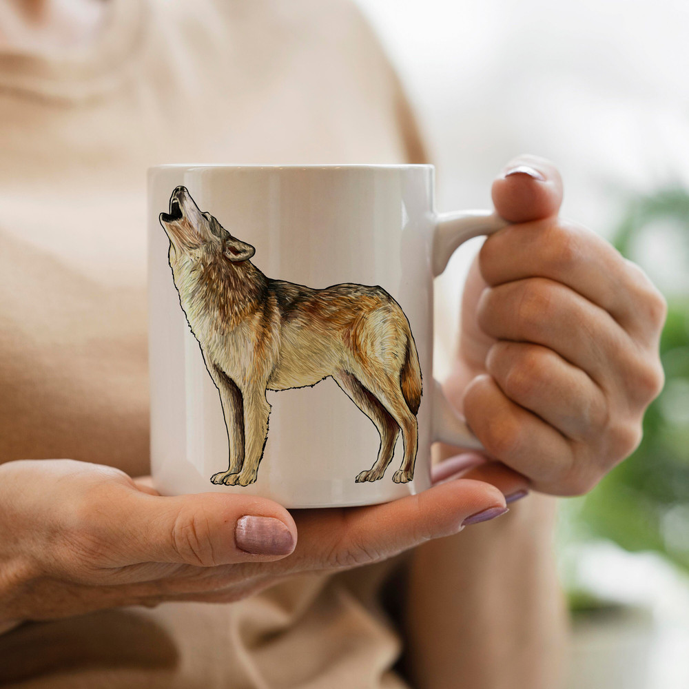 Arctic Wolf Png Sublimation Design, Hand Drawn Arctic Wolf Png, Arctic Wolf Portrait Png, Animal Png, Hand Drawn Wolf Png, Digital Download - 3.jpg