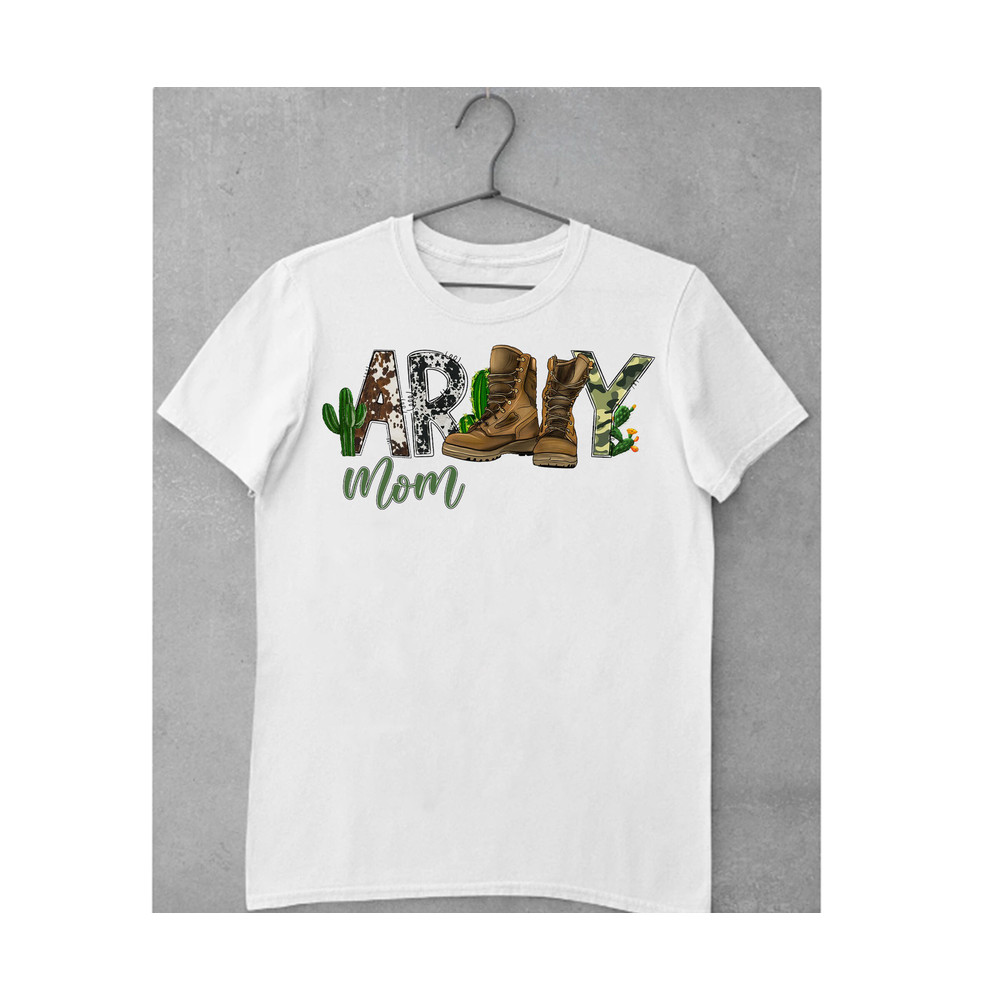 Army Mom Png File, Western Png, Camouflage Pattern, Cowhide, Army Boots, Army Hat, Digital Download, Mom Png, Army Mom Sublimation Design - 2.jpg