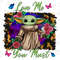 Baby Yoda Love Me You Must PNG Printable, Baby Yoda Png, Leopard Print, Vintage, Love Yoda Png, Halloween Yoda Png, Sublimation Printing - 1.jpg