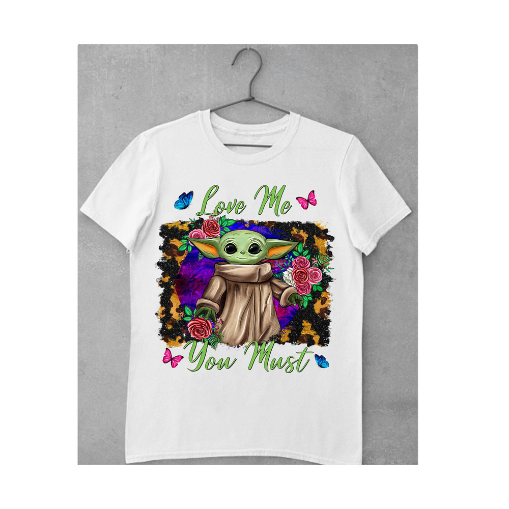 Baby Yoda Love Me You Must PNG Printable, Baby Yoda Png, Leopard Print, Vintage, Love Yoda Png, Halloween Yoda Png, Sublimation Printing - 2.jpg
