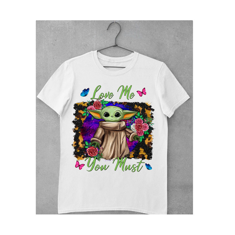 Baby Yoda Love Me You Must PNG Printable, Baby Yoda Png, Leopard Print, Vintage, Love Yoda Png, Halloween Yoda Png, Sublimation Printing - 2.jpg
