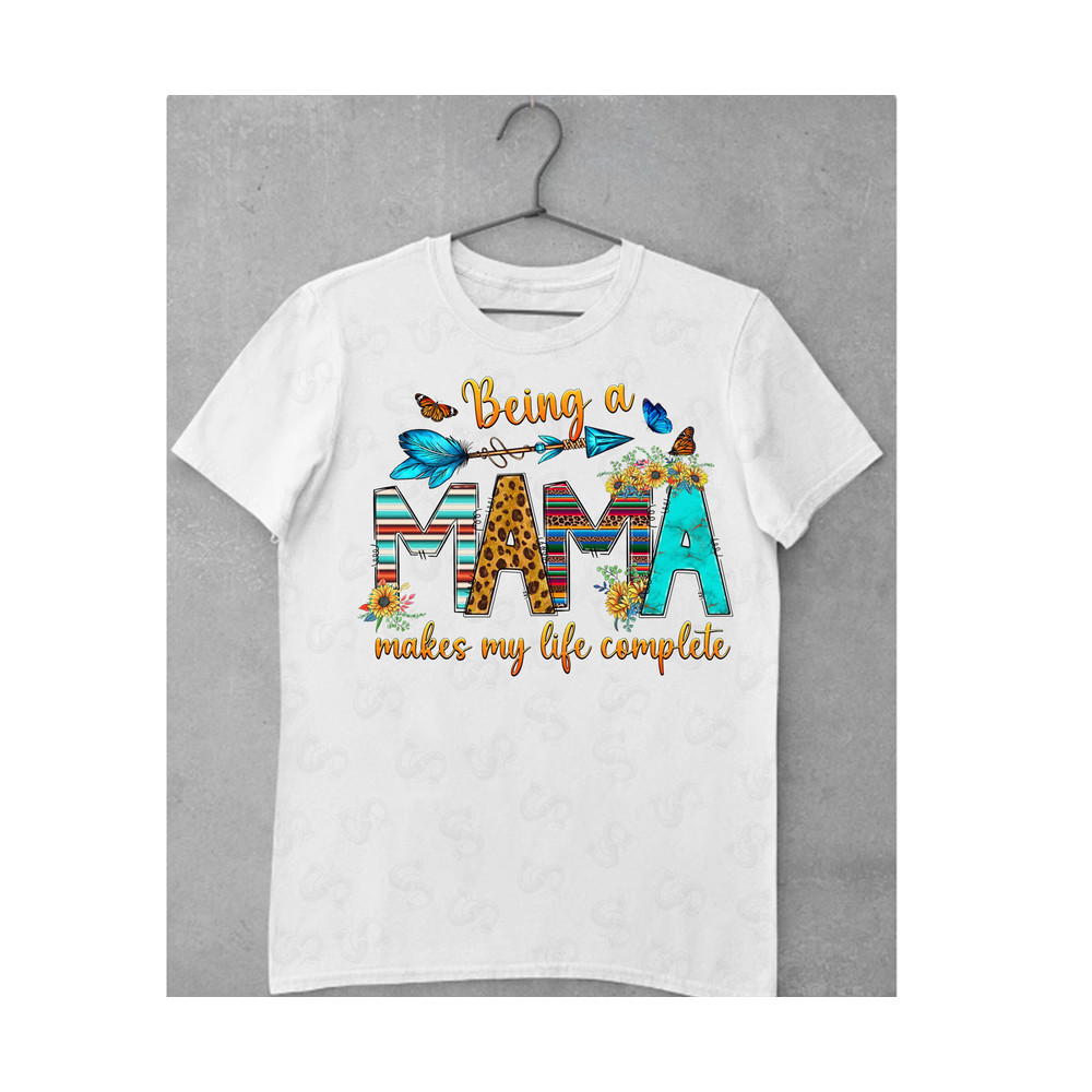 Being A Mama Makes My Life Complete Png Sublimation Design, Mother Png, Mother's Day Png, Sunflower And Butterfly Png, Digital Download - 2.jpg