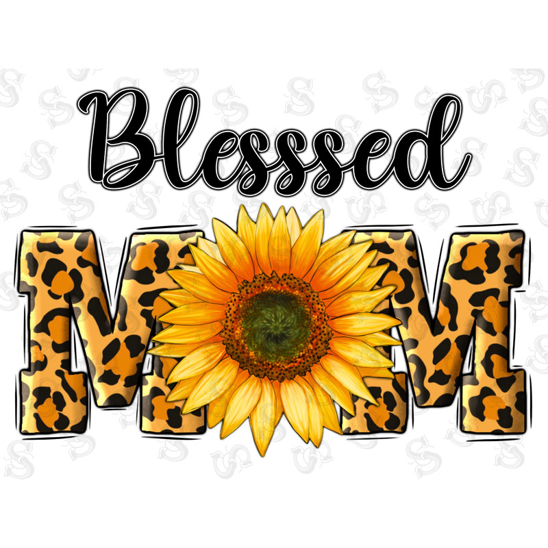 Blessed Sunflower Leopard Mom Png Sublimation Design, Leopard Mom Png, Sunflower Mom Png, Leopard Sunflower Mom Png, Instant Download - 1.jpg