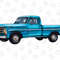 Blue Truck Png Sublimation Image,Digital Download, Old Turquoise Truck , Junkin Png, Graphic Clipart Sublimation Design - 1.jpg
