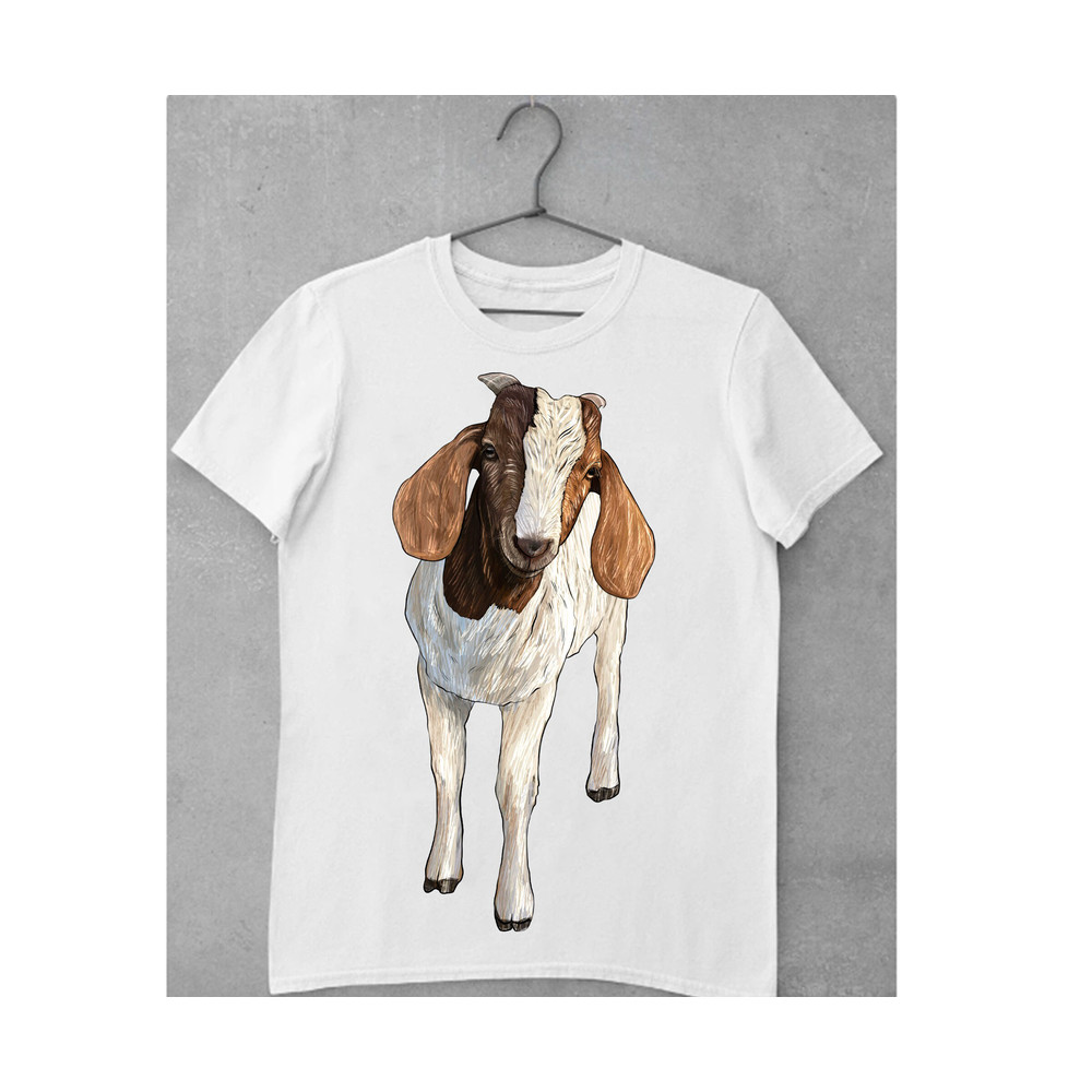 Boer Goat Png, Goat Png Sublimation Design, Goat Png, Hand Drawn Boer Goat Png, Barnyard Animals, Printable Goat Png, Digital Download - 2.jpg