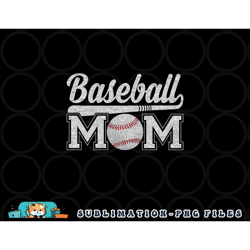 Womens Baseball Mom Mothers Day for Mama Mommy of Baseball Player png, digital download copy.jpg