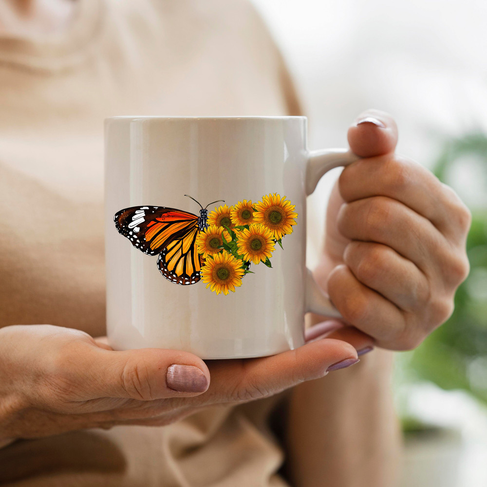 Butterfly Sunflower Png, Western, Butterfly Png, Sunflower Png, Country, Butterfly Design, Leopard, Sublimation Designs, Digital Download - 3.jpg