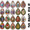 Christmas Teardrop Earring, Christmas Earring, Merry Christmas,Western Design,Sublimation Png,Sublimation Designs Downloads,Digital Download - 1.jpg