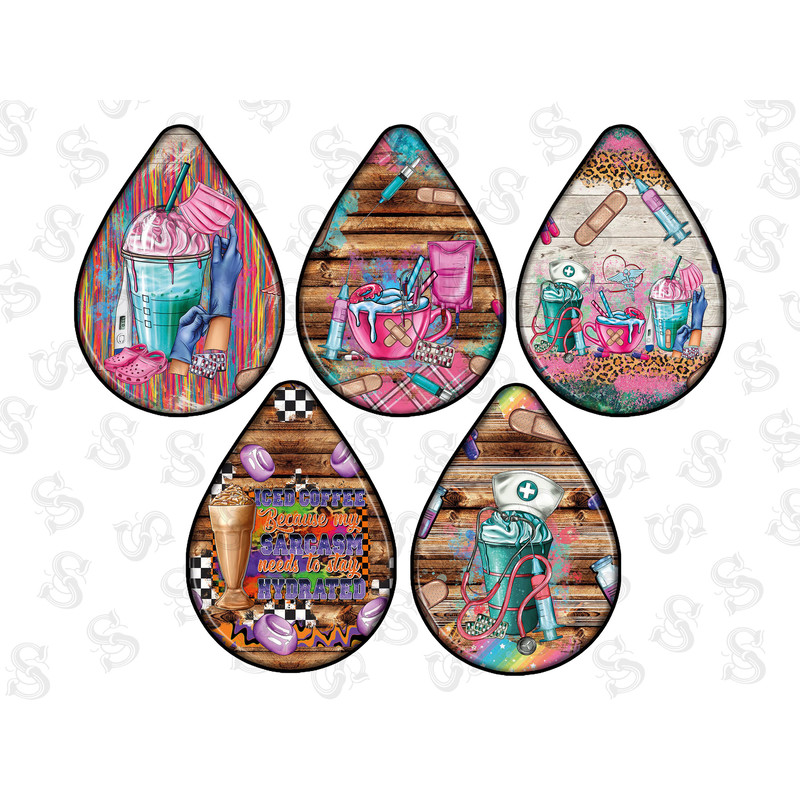 Christmas Teardrop Earring, Christmas Earring, Merry Christmas,Western Design,Sublimation Png,Sublimation Designs Downloads,Digital Download - 4.jpg