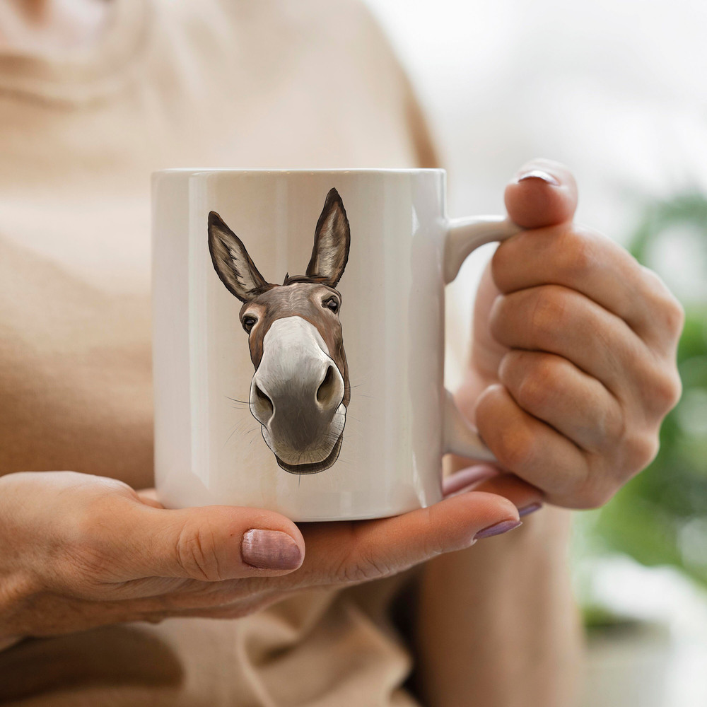 Cute Donkey Png Sublimation Design,Donkey Png,Hand Drawn Donkey Png, Donkey Head Png, Barnyard Animals,Cute Donkey Png,Instant Download - 3.jpg
