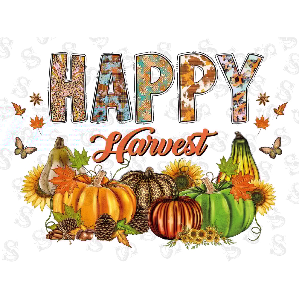 Fall Happy Harvest Png Sublimation Designs,Pumpkins Png,Western Png,Fall Happy Harvest Png ,Fall Happy Png,Sunflower Png,Digital Download - 1.jpg