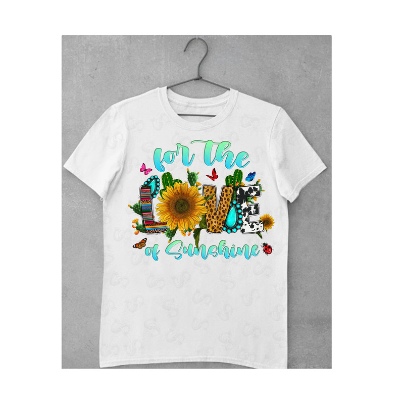 For The Love of Sunshine, Sunflower, Love Sunflower Png, Love Sunshine Sublimation, Love Of The Sunshine Png, Leopard, Cowhide - 2.jpg