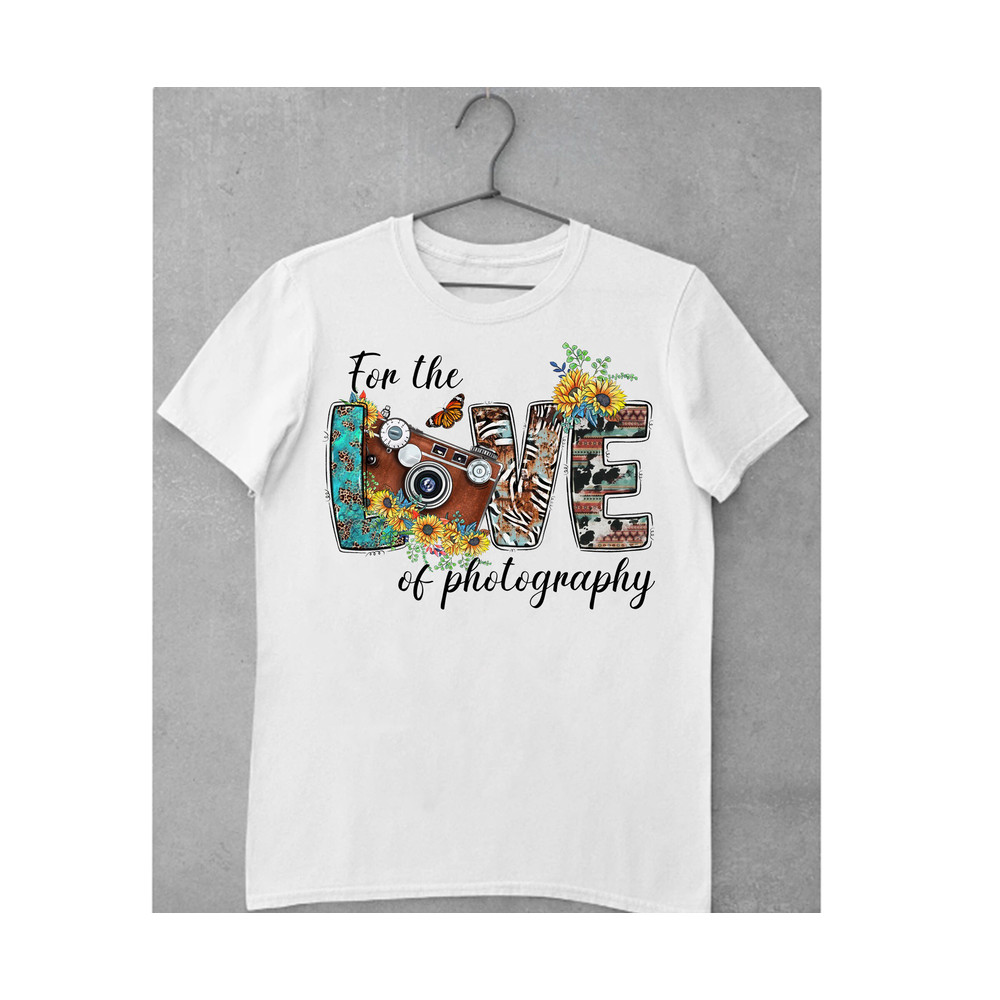 For the love of Photography PNG, Photography Png, Love, Sunflower, Camera Png, Sublimation Designs, Digital Download, Cowhide,Western png - 2.jpg