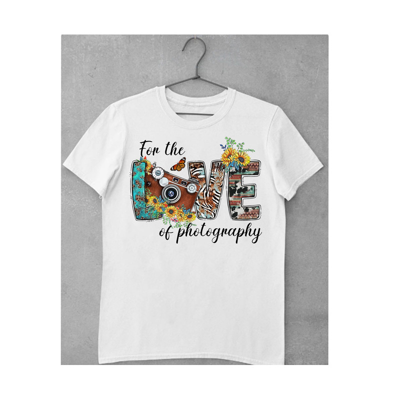 For the love of Photography PNG, Photography Png, Love, Sunflower, Camera Png, Sublimation Designs, Digital Download, Cowhide,Western png - 2.jpg