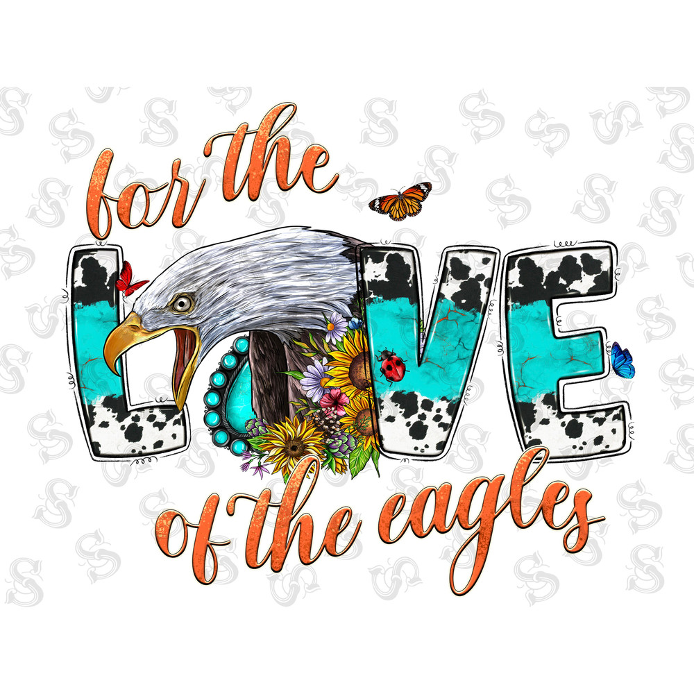 For The Love Of The Eagles Gemstone Png Sublimation Design,Eagle Png,Leopard Love Eagle Png,Eagle Clipart,Eagles,Wild Animals Png Downloads - 1.jpg