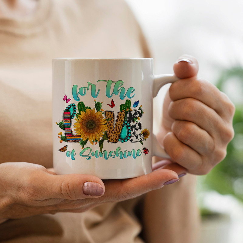 For The Love of Sunshine, Sunflower, Love Sunflower Png, Love Sunshine Sublimation, Love Of The Sunshine Png, Leopard, Cowhide - 3.jpg