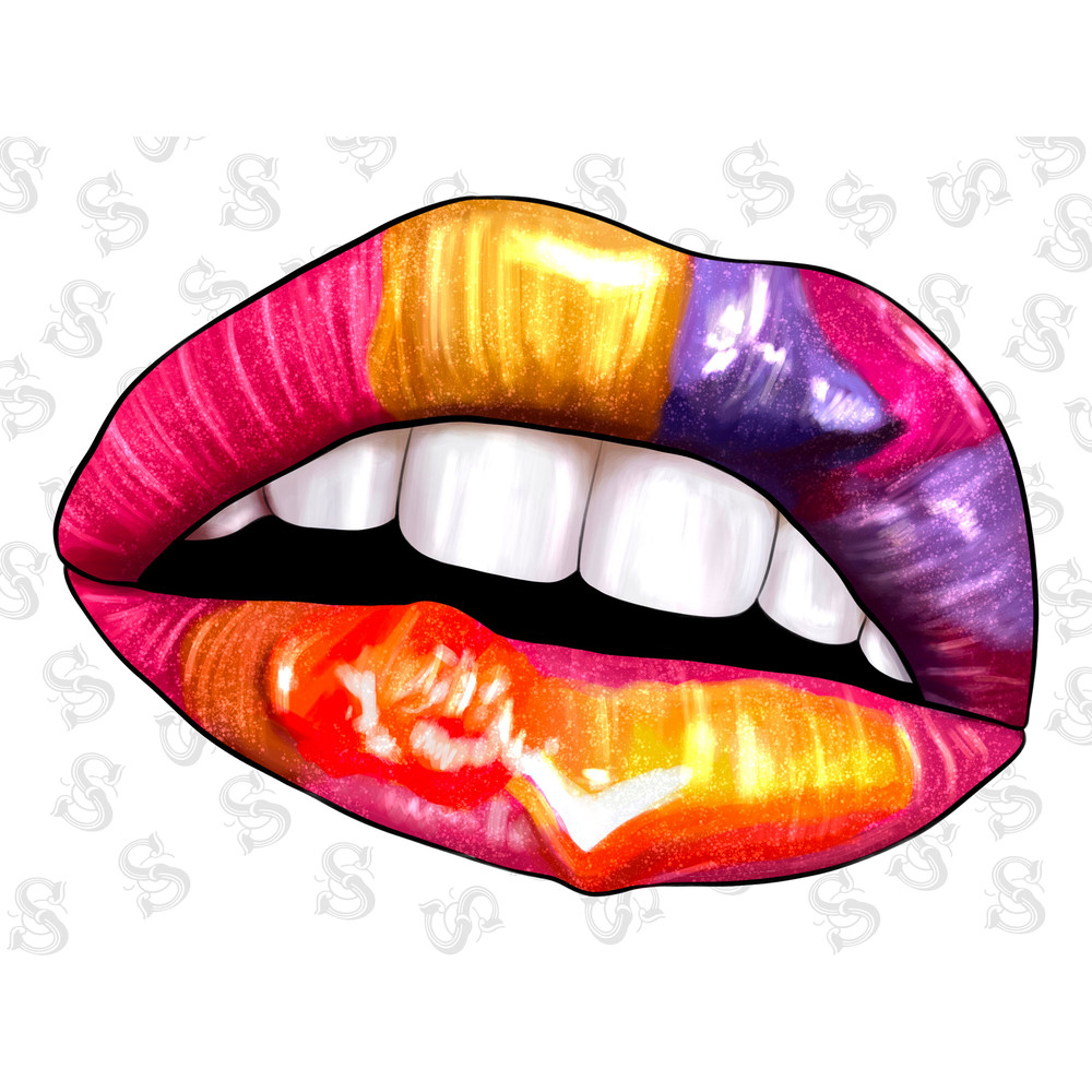 Glossy Rainbow Lips And White Teeth Png Sublimation Design,Hand Drawn Lips Png,Rainbow Glossy Lips Png,Rainbow Lips Png,Glossy Lips,Download - 1.jpg