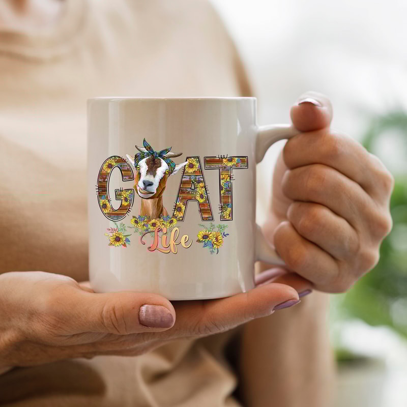 Goat Life, Goat Life PNG, Goat Life File For Sublimation Or Print, Farm Designs, Instant Digital Download - 3.jpg