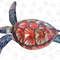 Hand Drawn Tie Dye Turtle Png Sublimation Design, Turtle Png, Sea Animal Png, Turtle Clipart Png,Turtle Background Png Digital Downloads - 1.jpg