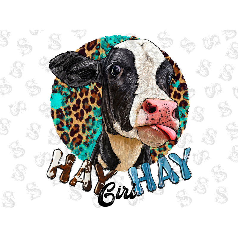 Hay Girl Hay Png, Western, Girl Png, Cow Png, Cowhide, Leopard, Sublimation Design, Digital File, Country Girl, Sublimation Design - 1.jpg