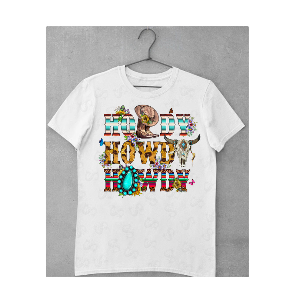Howdy Howdy Howdy Png Sublimation Designs,Western Design,Cowboy Boots Png,Cowboy Hatt Png,Gemstone Png,Bull Skull Png,Digital Download - 2.jpg