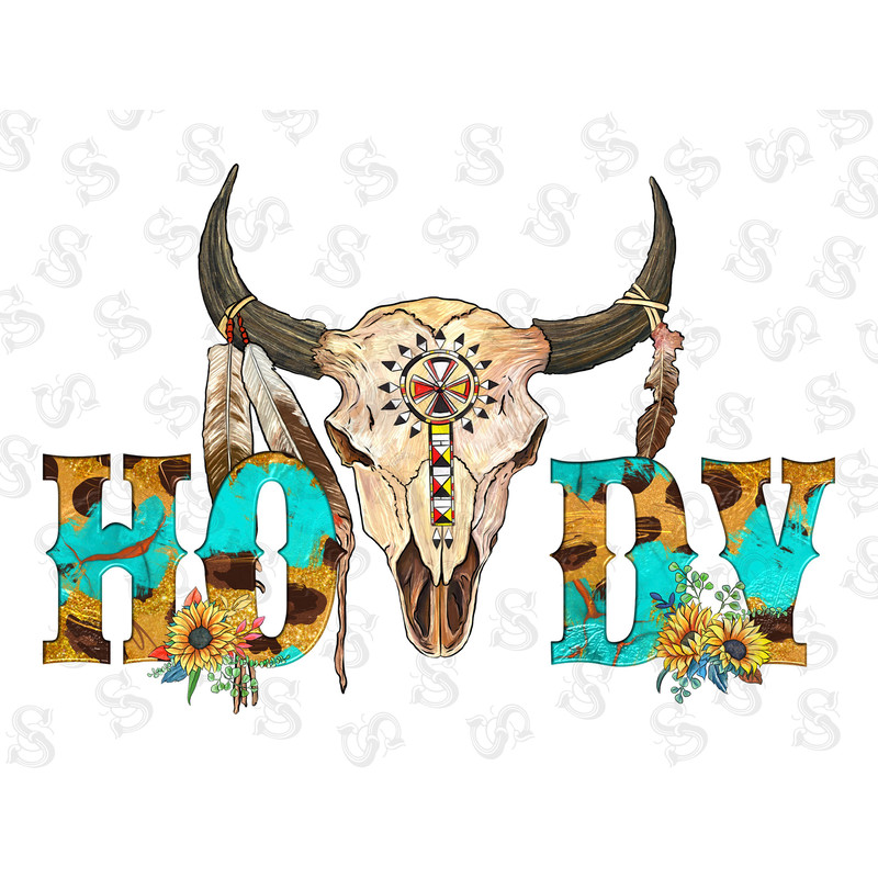 Howdy png, Western cowboy png, Western png, Retro png, Cow Skull png, Leopard Print Png, Country, Sublimation Designs, Digital File - 1.jpg