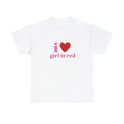 i love girl in red - unisex t-shirt, funny lgbtq pri