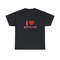 I Love Girl In Red - Unisex T-Shirt, Funny LGBTQ Pride Tee, I Heart Shirt, Bisexual - 3.jpg