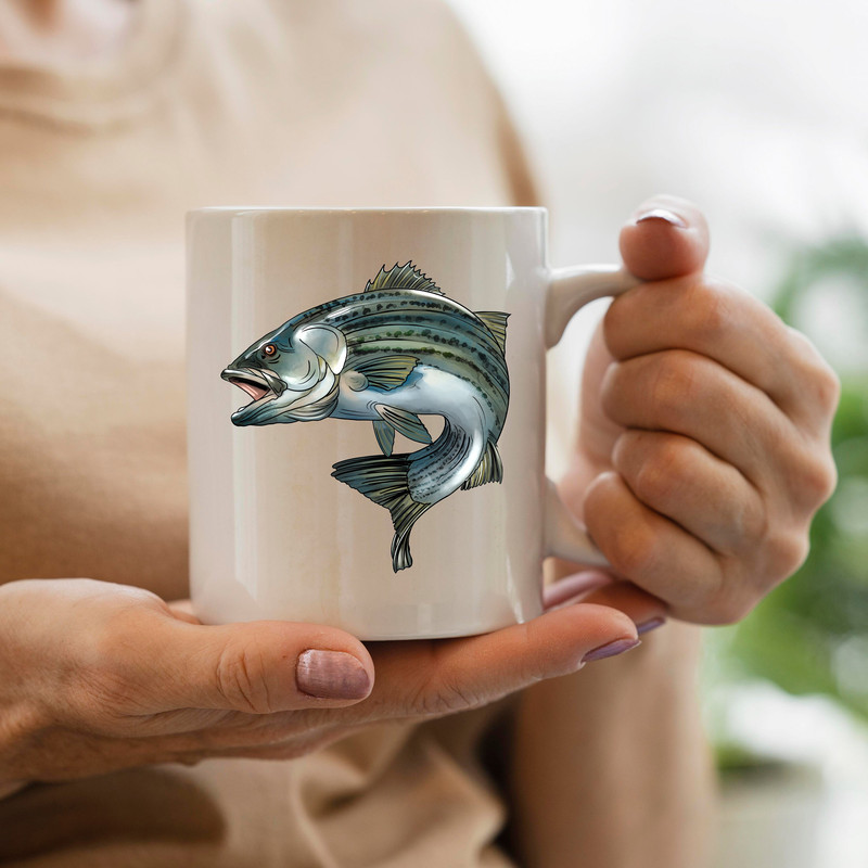 Jumping Bass Png Sublimation Design,fish Png,Jumping Bass Png,Hand Drawn Fish,Fish Portrait Png,Sea Animals,Fish Clipart,Digital Download - 3.jpg