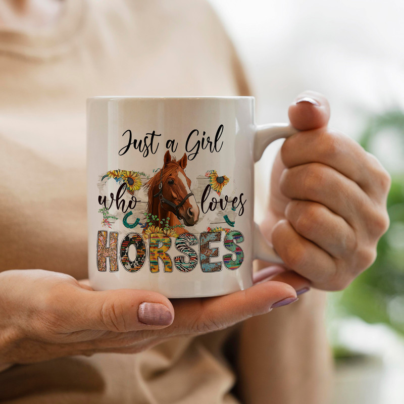 Just a Girl Who Loves Horses Png, Farm Animals Png, Horse, Horses Png, Western,Sublimation Design, Sublimation PNG,Digital Art,Farm Life Png - 3.jpg