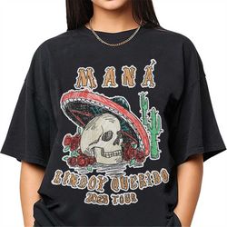 man drawing t-shirt - mexican music band tee shirt for men and women