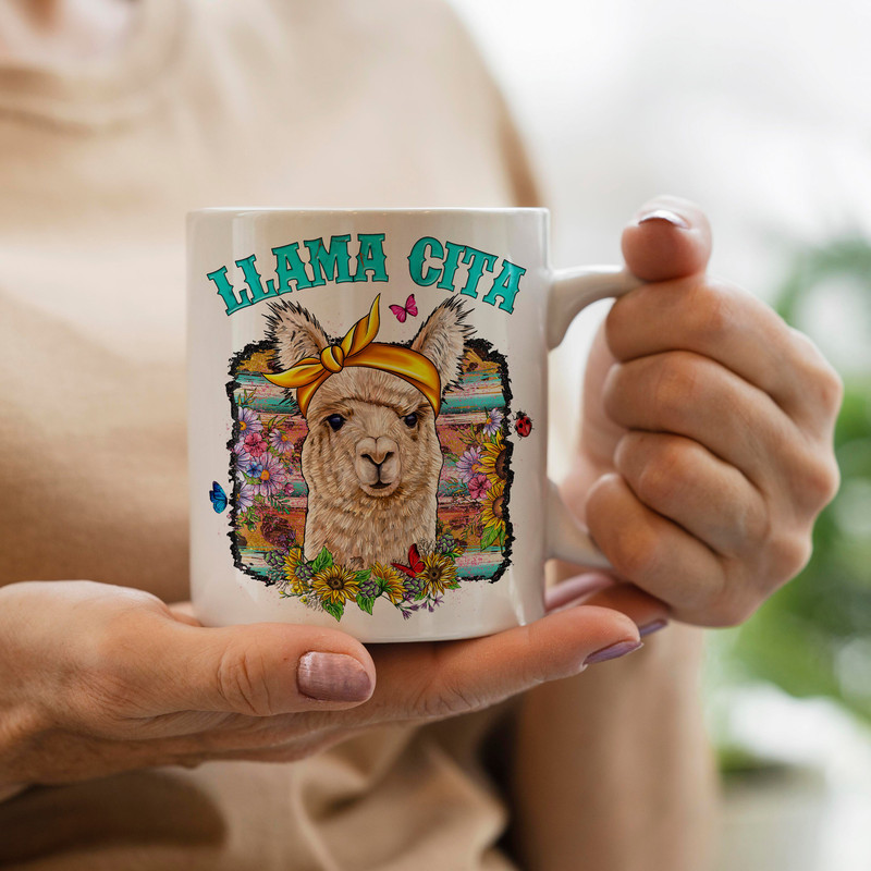 Llama Cita Sublimation Png Design, Llama Png Sublimation Design, Mama Cita Png, Watercolor Llama Png, Sublimation Design, Digital Download - 3.jpg