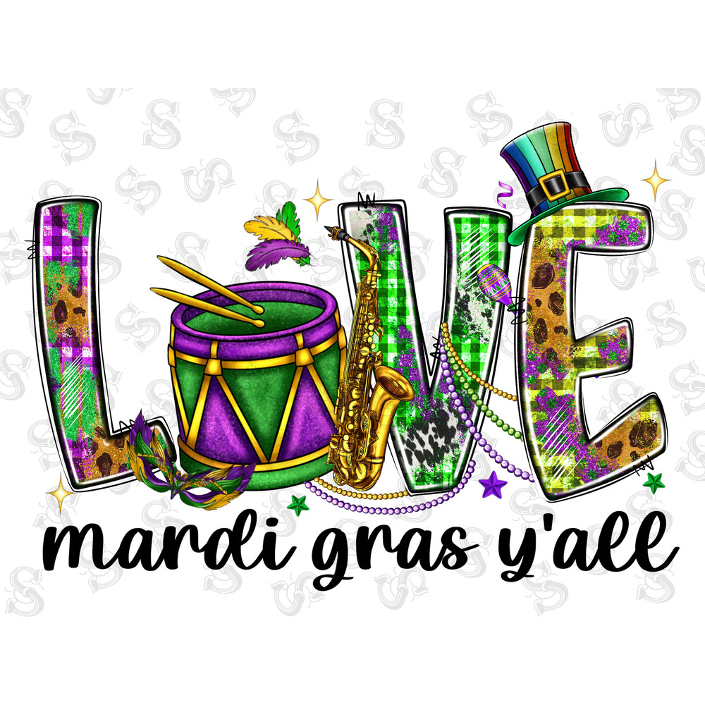Love Mardi Gras Y'all Png Sublimation,Happy Mardi Gras Png,Mardi Gras Png,Mardi Gras Mask Png,Fleur de Lis Png,Louisiana Png,Love Png,Love - 1.jpg
