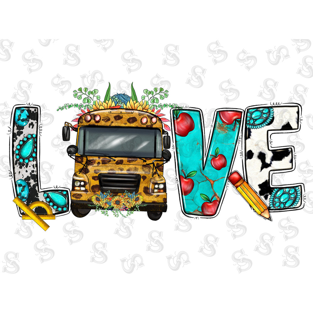 Love School Bus Png Sublimation Design,School Bus Design,Bus Driver,School Bus Clipart,Students Png,School Bus Png Download,Digital Download - 1.jpg
