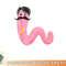 Worm With A Mustache James Tom Ariana Reality png, digital download copy.jpg