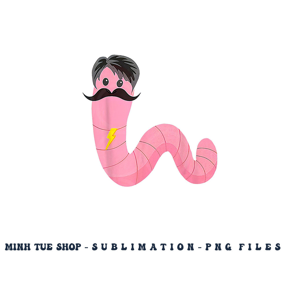 Worm With A Mustache James Tom Ariana Reality png, digital download copy.jpg