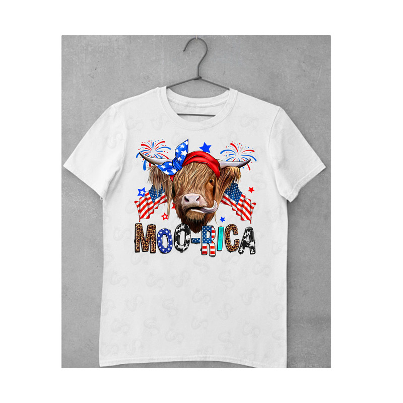 Moorica American Highland Cow Png, Western 4th Of July Cow Png, Cow Sublimation Design, American Flag Png, Usa Cow Png, Digital Download - 2.jpg