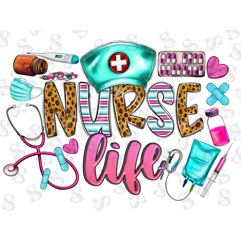 Nurse Life Png Sublimation Design,Nurse Life Png,Nurse Clipart,Nursing Png,Nurse Medical Equipment Png,Medical Instruments,Digital Download - 1.jpg