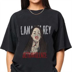 lana del rey inspired drawing t-shirt - unique fashion statement