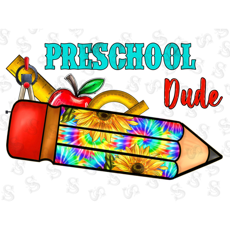Preschool Dude Png Sublimation Design, Before School Png, School Png, Back to School Png, Teacher Png, Preschool Dude Png, Digital Download - 1.jpg