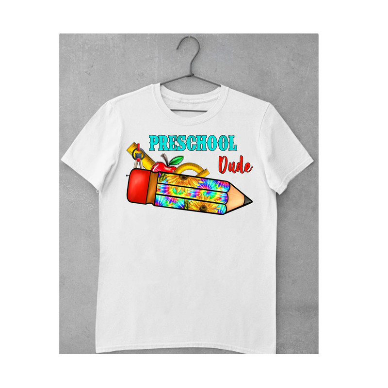 Preschool Dude Png Sublimation Design, Before School Png, School Png, Back to School Png, Teacher Png, Preschool Dude Png, Digital Download - 2.jpg