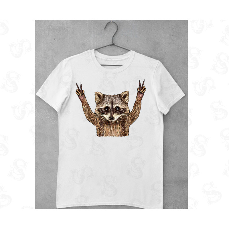 Raccoon Illustrations Png Digital Download, Raccoon Sublimation Png, Printable Raccoon Png Image For Wall Art,Decoration,Craft,Scrapbook - 2.jpg