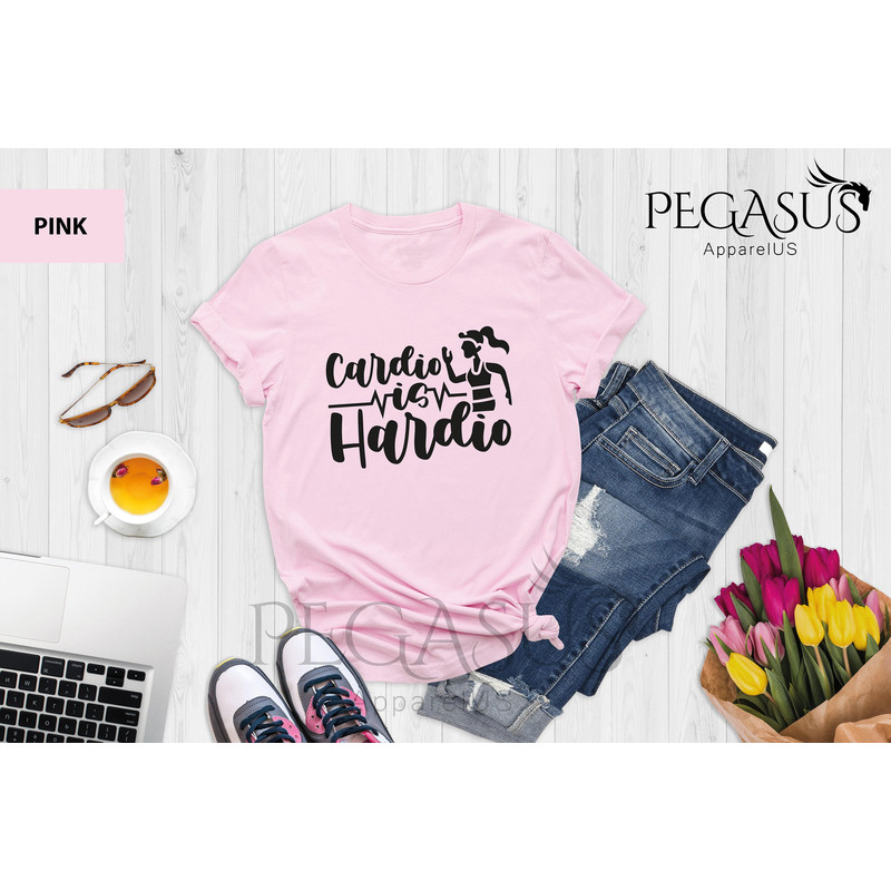 Cardio Is Hardio Shirt, Running Shirt, Cardio Shirt, Sport Shirt, Gym Shirt, Fitness Shirt, Gift For Fitness Lover, Sports Lover Shirt - 5.jpg