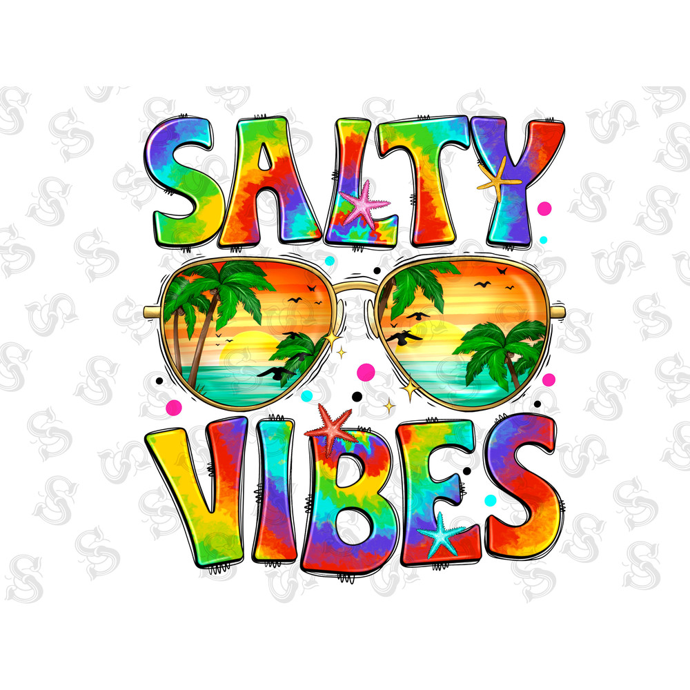 Salty vibes png sublimation design download, beach sunglasses png, hello summer png, Salty vibes png, tie dye png,sublimate designs download - 1.jpg