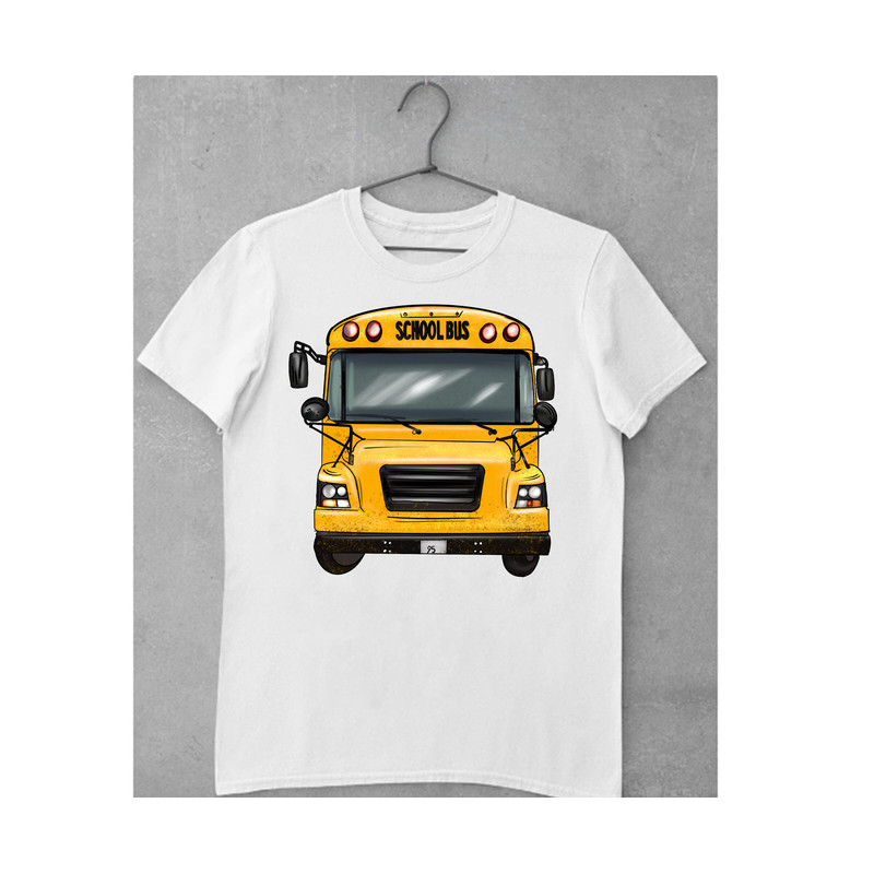 School Bus Png Sublimation Design,Western School Bus Design, School Bus Clipart,School Bu Png,Hand drawn School Bus, Digital Download - 2.jpg