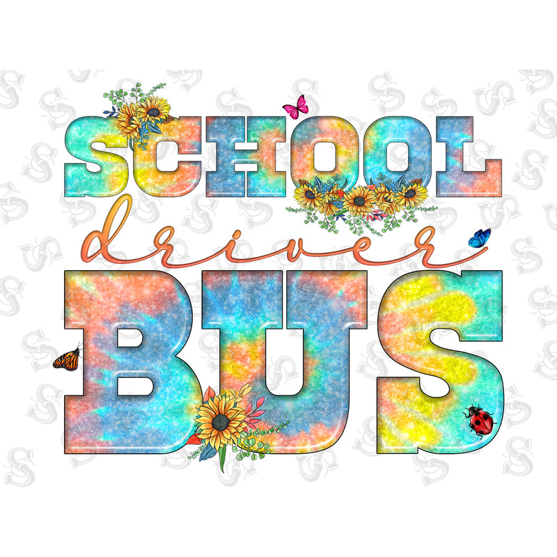 School Driver Bus Sublimation Png, Western School Bus Design,Western School Bus Png, Western png, School Bus png - 1.jpg