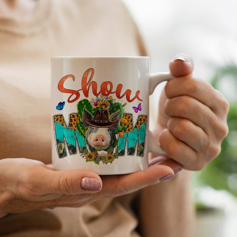 Show Mom Pig Png Sublimation Design,Western Show Mom Pig Png,Pig Png,Show Mom Png, Sunflower Png,Gemstone Png,Cowhide Png,Bandana Pig Png - 3.jpg