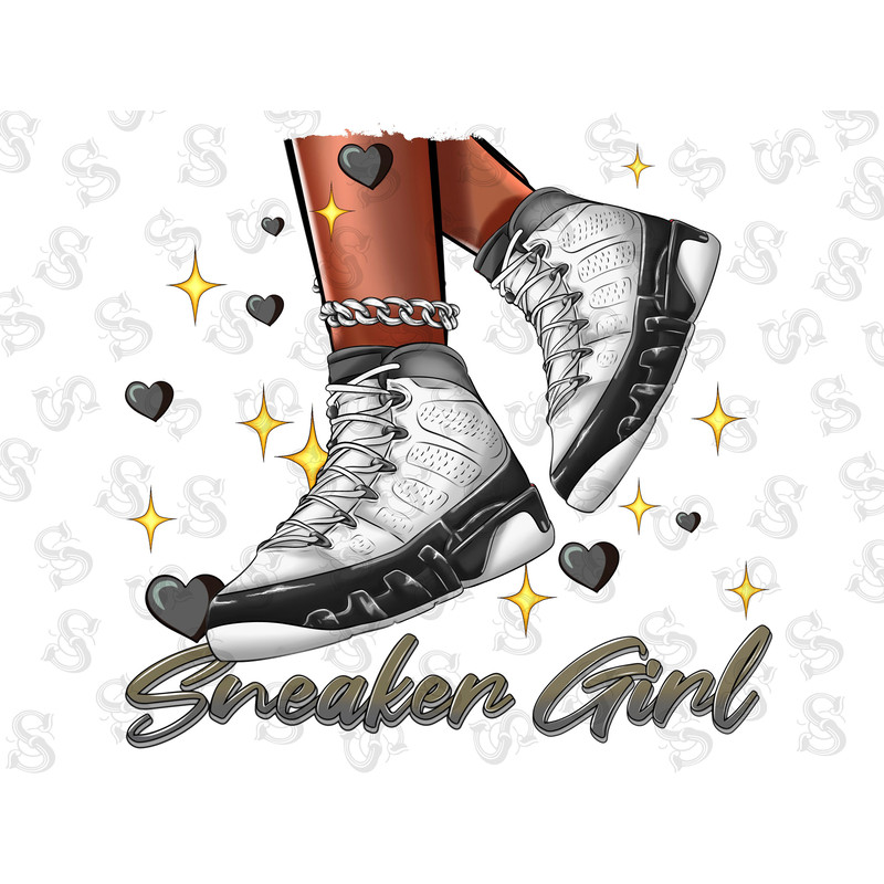 Sneaker Girl Png, Black Fashion Woman Png Sublimation Design Download, Black Woman Sneaker Png, Sneaker Girl Png, Sublimation Design - 1.jpg