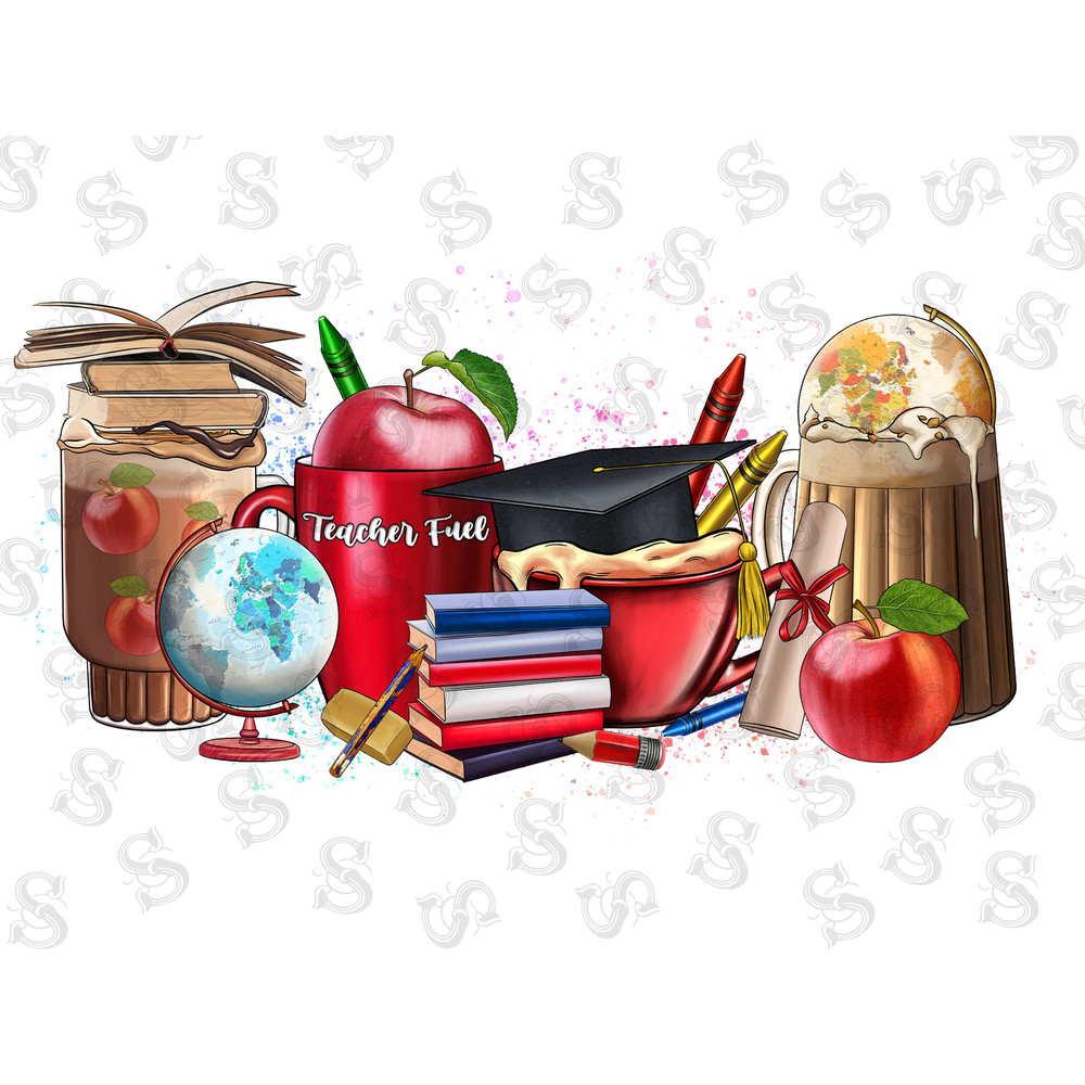 Teacher Coffee Drinks Png Sublimation Design,Teacher Coffee Png,Teach Png,Teachers Day Png,Teacher Drink Design,Coffee Cups,Digital Download - 1.jpg
