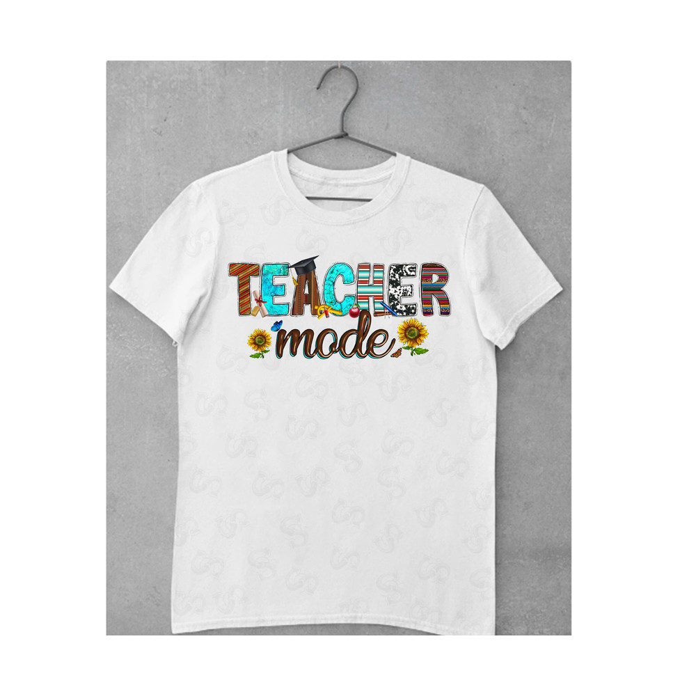 Teacher Mode Png Sublimation Design,Western Png,Best Teacher Png, Back To School Png, Sunflower Teacher Png, Apple Png, Digital Download - 2.jpg